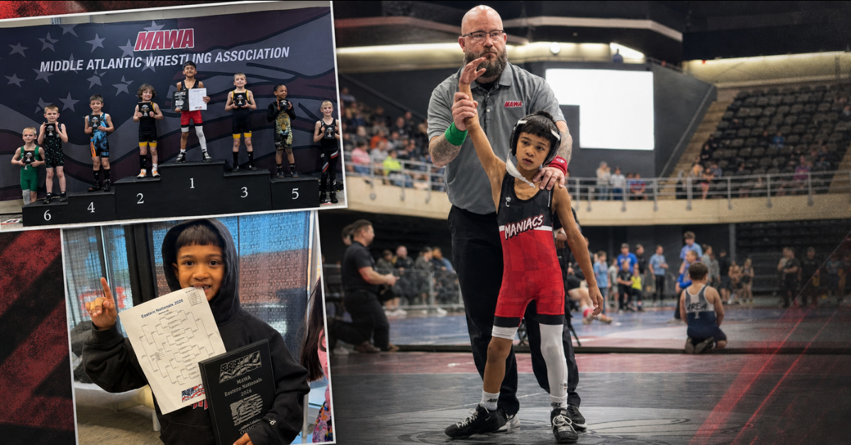 Maryland Maniacs Wrestler Orlando Nottham Wins MAWA Eastern National Championship